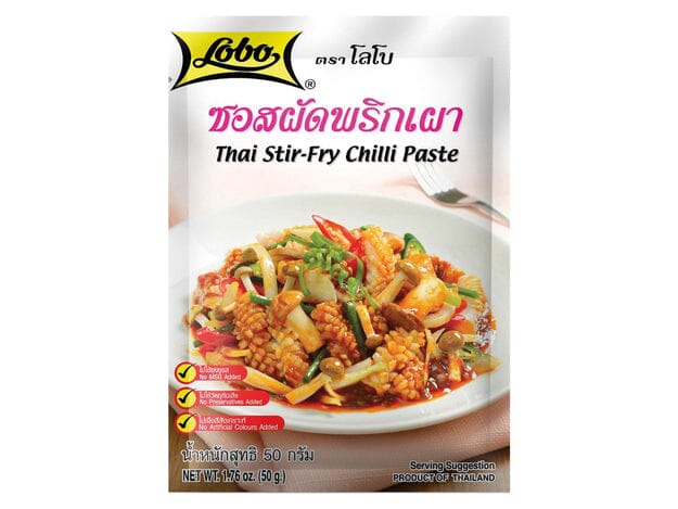 泰国 清真 泰式辣椒炒酱 50克 /HALAL Chilipaste thailändisch Wok Btl 50g LOBO