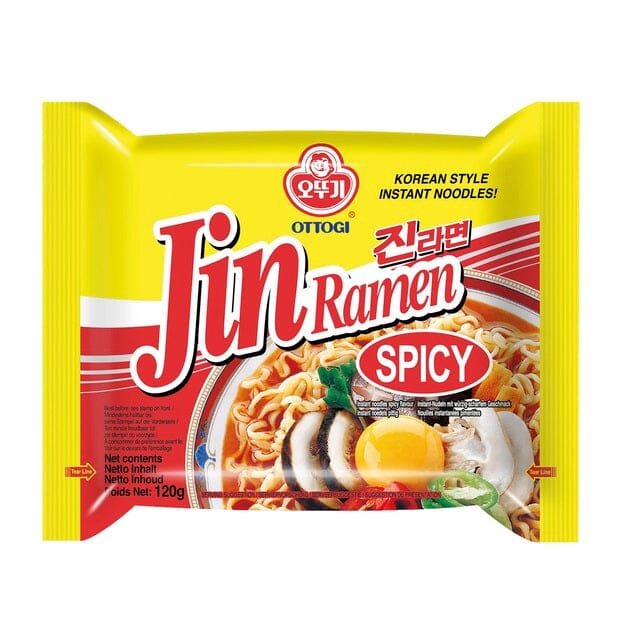 韩国 金拉面 辣味 120克 / Ramen Jin scharf 120g OTTOGI