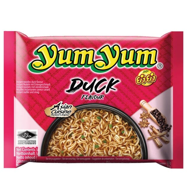 养养牌 鸭肉味方便面 60克 /Instant Nudeln Tom Yum Entegeschmack 60g YUM YUM