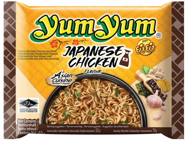YumYum 日式鸡肉味方便面 / Instant Nudeln Japanische Japanisches Huhn Shoyu 60g