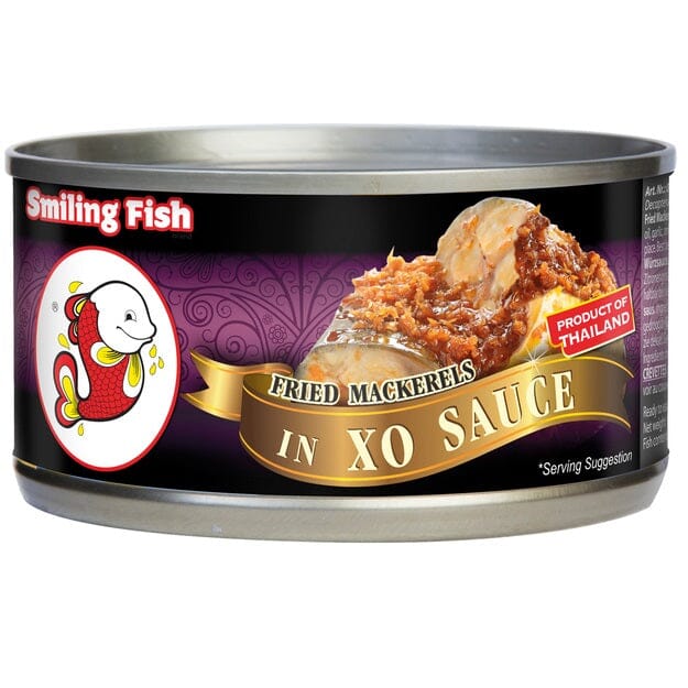 XO酱炸鲭鱼 罐头 清真 160克 / Frittierte Makrele in XO Sauce Halal 160g SMILING FISH