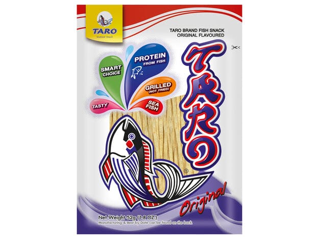 泰国 鱼条小吃 原味 52克 / Fisch Snack Original in Streifen 52g TARO