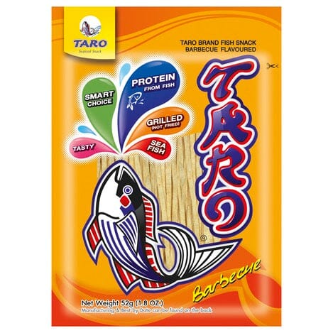 泰国 鱼条小吃 烧烤味 52克 / Fisch Snack in Streifen BBQ Geschmack 52g TARO