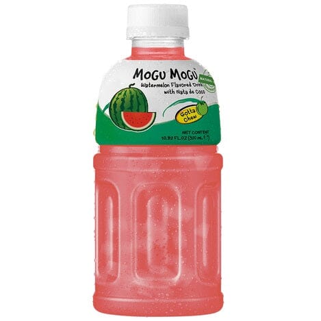 椰果饮料 西瓜味 320毫升/ Wassermelonegetränk mit Nata de Coco 320ml MOGU MOGU