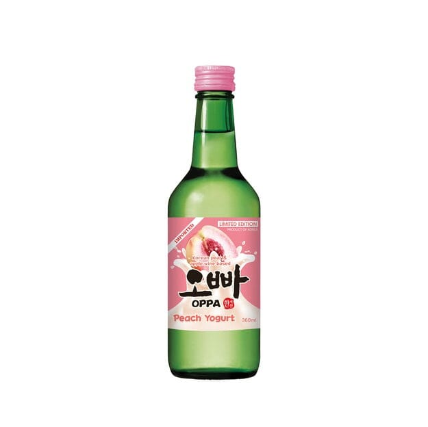 韩国烧酒 12度 桃子酸奶味 360毫升 /Getr. Soju Pfirsich Joghurt 12% FL 360ml OPPA