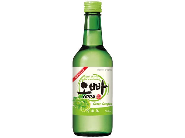 韩国烧酒 16度 葡萄味 360毫升/Getr. Soju Trauben 16% FL 360ml OPPA