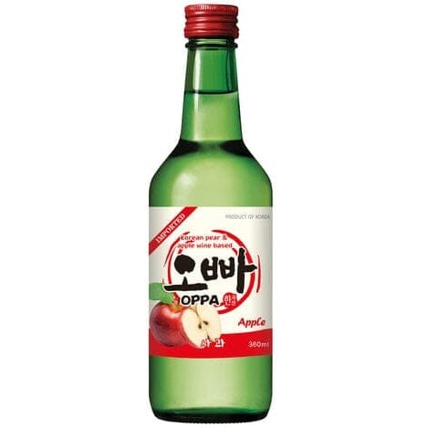 韩国烧酒 12度 苹果味 360毫升 /Getr. Soju Apfel 12% FL 360ml OPPA