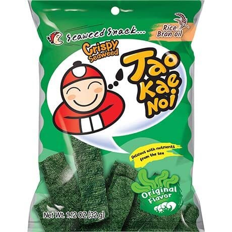 泰国 小老板脆紫菜 经典味 32克 /Knusprig Seetang Snack Original 32g TaoKaeNoi