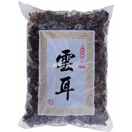 自然风味 湖北云耳 黑木耳 1公斤装 /Chinesische Wolkenohren Pilze Mu Err 1000g MOUNTAINS