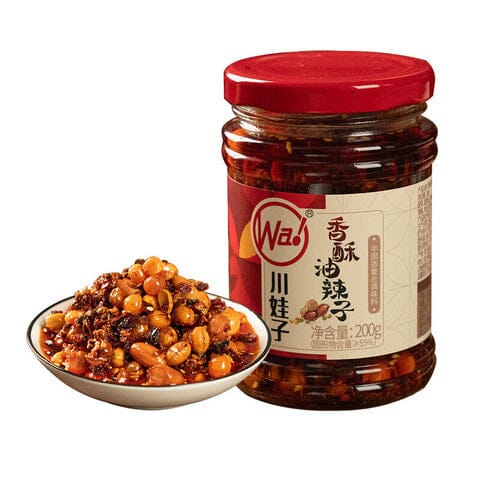 川娃子 香酥油辣子 200克 /Knusprig Chillisauce ölig 200g CHUANWAZI