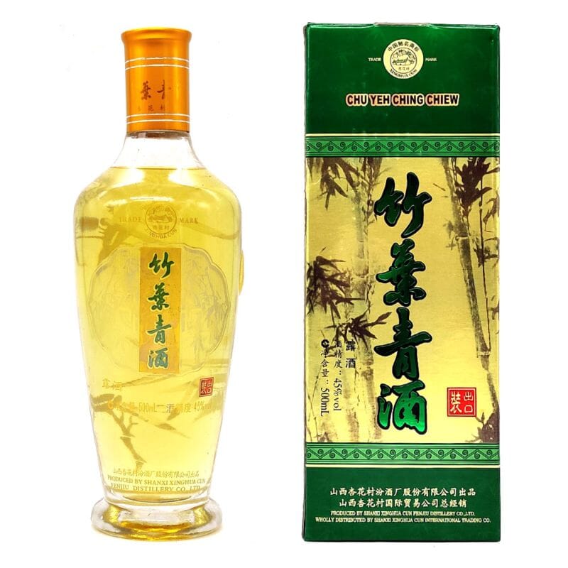 新 竹叶青酒 礼盒装 45度 500毫升 / Bambusschnaps 45% Vol. Geschenkverpackung 500ml