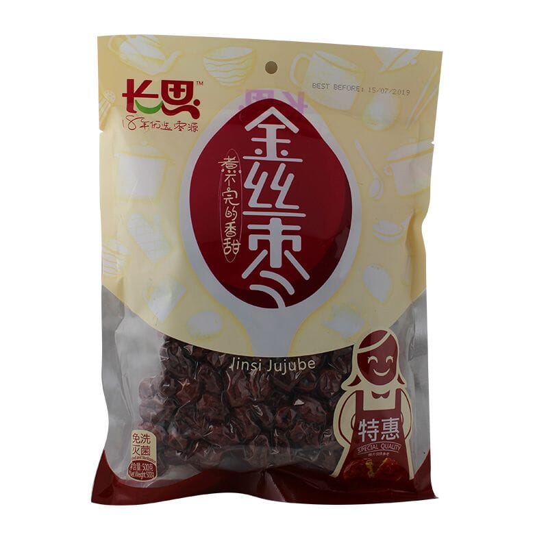 长思 特选金丝枣 有核 500克 /Jinsi Datteln mit Samen 500g Choillse