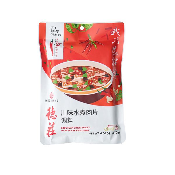 德庄 川味水煮肉片调料 170克 /Würzsauce 52° für Schweinfleisch Sui-Zu-Rou 170g DeZhuang