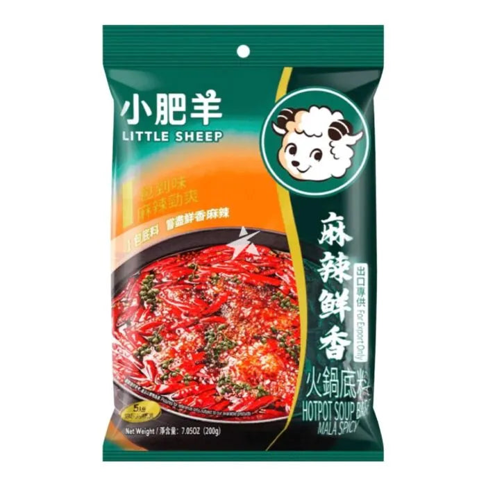 小肥羊 火锅底料麻辣鲜香 200克 /Hot Pot Suppen Basis würziges Mala Geschmack 200g