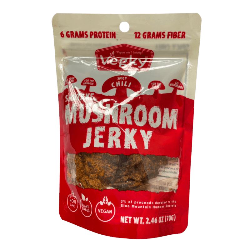 心苑 辣素牛肉干 70克 /Pilzen Jerky scharf 100g Vegky