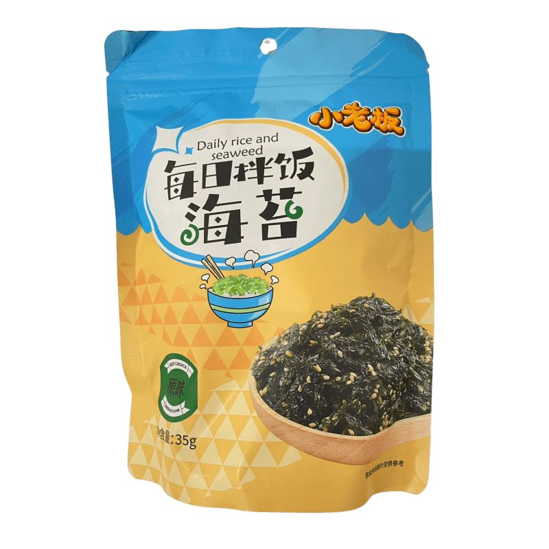 小老板 每日拌饭海苔 原味 35克 / Gerosteter Meerespflanze für Reis Original Geschmack 35g TAOKAENOI