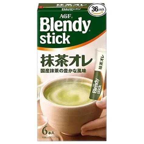 Blendy 抹茶欧蕾 6P 60克 /Matcha au lait 6 Portion 60g Blendy