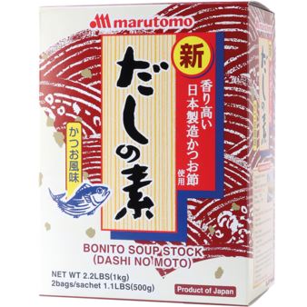 日本鲣鱼浓缩鲜味素 2*500克 /Dashinomoto Fisch Würze 2*500g MARUTOMO