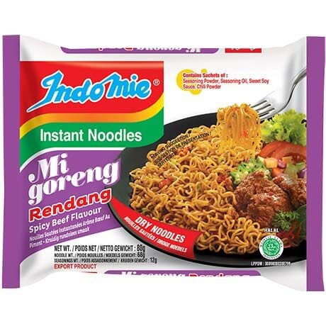 印尼 仁当 捞面方便面 80克 /Instant Nudeln Mi Goreng Rendang 80g INDOMIE