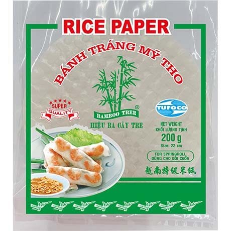 越南22cm特级米纸 圆 200克 /Reispapier für Frühlingsrolle R 22cm 200g TUFOCO BAMBOO TREE