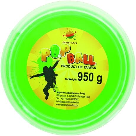 PINSHAN  爆爆波巴 绿苹果味 950克 /Popping Boba Grüner Apfel 950g PINSHAN