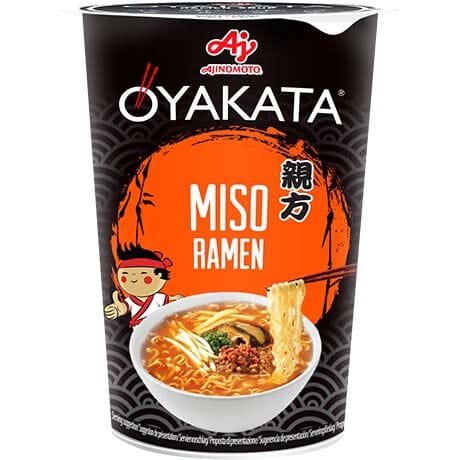 味之素 日式味增拉面 66克 /Instant Nudeln Ramen Miso Tasse 66g OYAKATA