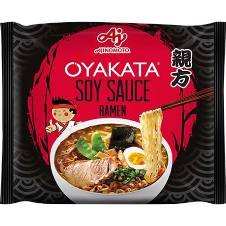 味之素 酱油味拉面 83克 /Instant Ramen Nudeln Sojasauce 83g OYAKATA