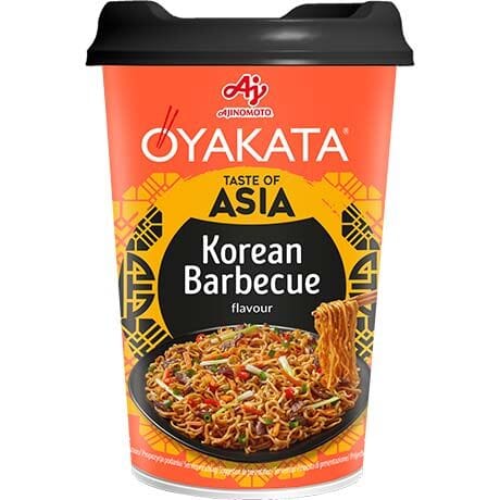 味之素 韩式烧烤味炒面 93克 /Instant Nudeln Yakisoba Koreanisches BBQ Geschmack 93g OYAKATA