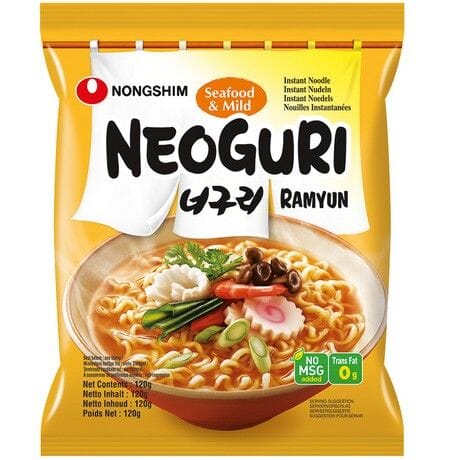 农心 辛拉面 海鲜味 微辣 120克 /Instantnudeln Neoguri Ramyun Seafood Mild 120g NONGSHIM