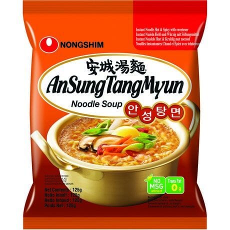 农心 辛拉面 安城汤面方便面 125克/ Instant Nudeln Ansungtangmyun 125g NONGSHIM