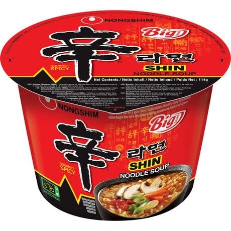 农心 辛拉面 杯面 原味方便面 114克 /Instantnudeln Big Bowl Shin 114g NONGSHIM