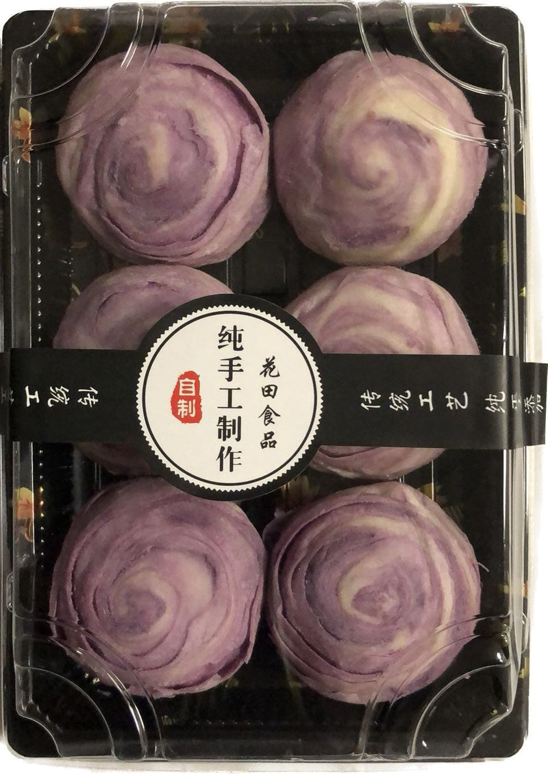 香芋酥 六个装 /Kuchen mit Tarogeschmack 6 Stück