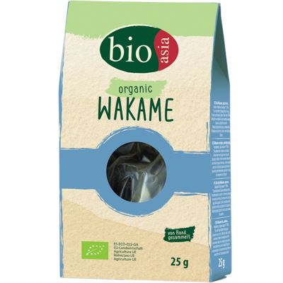 有机 干海藻 25克 /Getrockneten Bio Wakame 25g BIOASIA