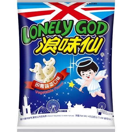 浪味仙 田园蔬菜味 42克 /Kartoffelchip Gemüse LONELYGOD 42g