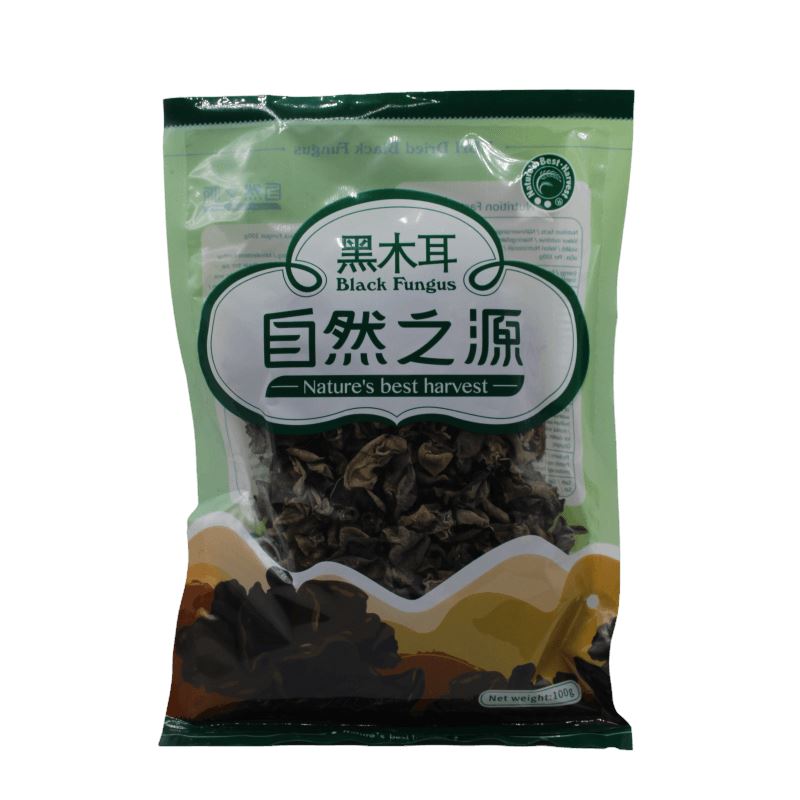 自然风味 黑木耳 100克 /Schwarze Pilzen Mu Err 100g MOUNTAINS