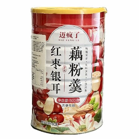 藕粉羹 红枣银耳味 500克/Lotuswurzelpulver mit Rote Datteln und weißer Pilz 500g MFL