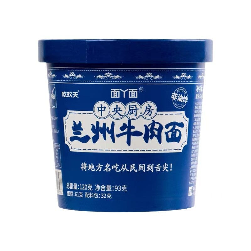 吃欢天 兰州牛肉面 93克 /Instantnudeln mit Rindfleischgeschmack LanZhouNiuRou 95g CHT