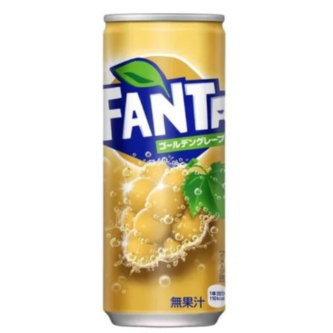 日本芬达 黄金葡萄口味 500毫升 /Fanta Japan Golden Traubengeschmack Getränk 500ml