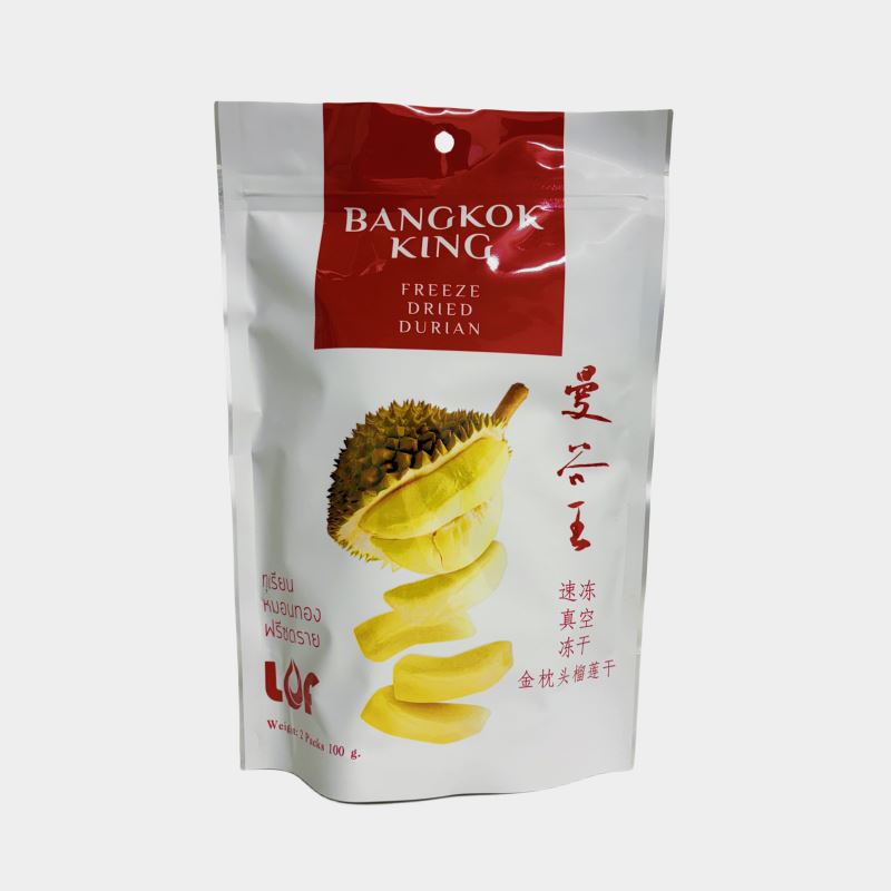 泰国曼谷王 榴莲干 100克 /Getrocknete Durian 100g BANGKOK KING