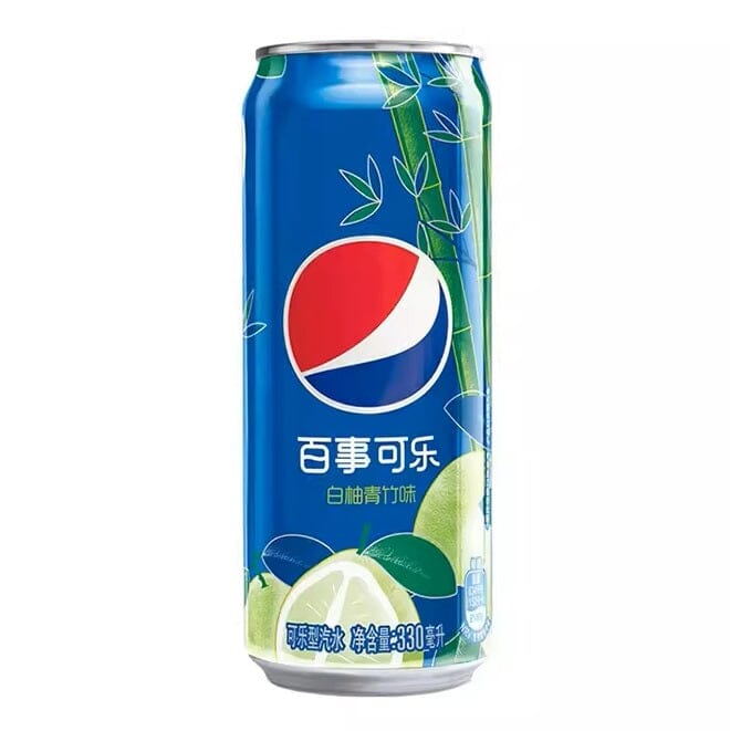 百事可乐 白柚青竹味 330毫升 /Pepsi Cola Geschmack von weißer Pampelmuse und grünem Bambus 330ml