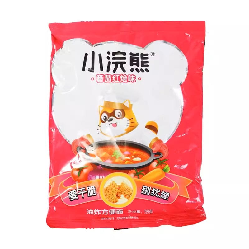 统一 小浣熊 干脆面 番茄红烩味 35克 /Unif XiaoHuanXiong Nudeln Snack Geschmort Flavour 35g