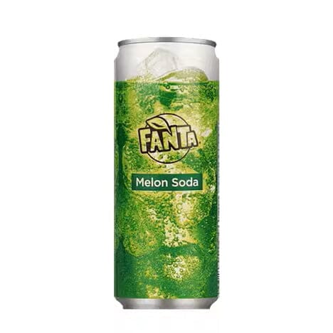 日本进口 芬达 哈蜜瓜味 250毫升 /Japanische Fanta Honigmelonengeschmack 330ml