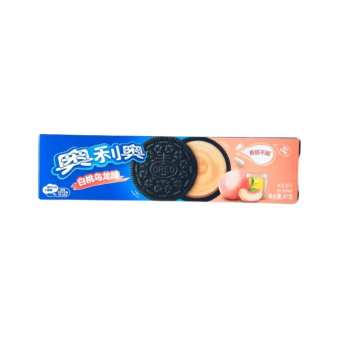 奥利奥 白桃乌龙味夹心饼干 97克 /Sandwich Keks Weißer Pfirsich Oolong 97g OREO