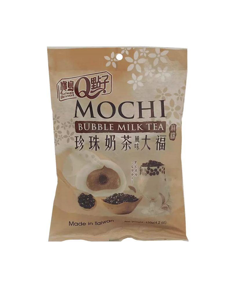 宝岛Q点子 珍珠奶茶大福 120克 / Mochi mit Bubble Milch Tee 120g TW