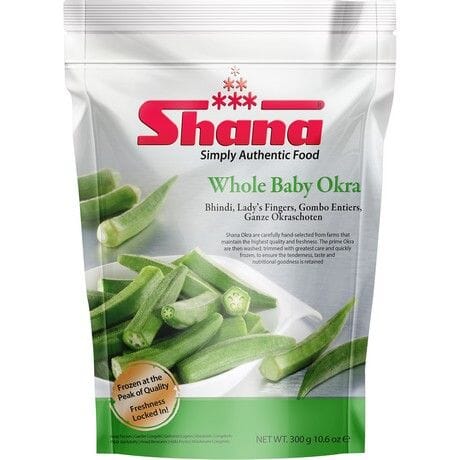 冰冻-Tiefgefroren! 冻秋葵 整 300克/Baby Okras Ganz 300g SHANA