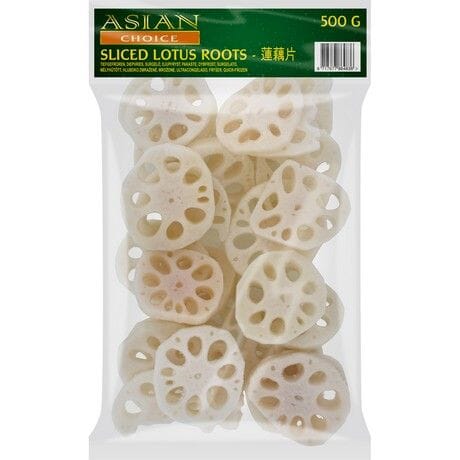 冰冻-Tiefgefroren! 亚洲精选 莲藕片 500克 /Lotuswurzelscheiben 500g  Asian Choice
