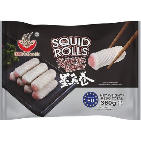 冰冻-Tiefgefroren! 正点 墨鱼卷 360克 /Tintenfisch Röllchens 360g AUTHENTIC