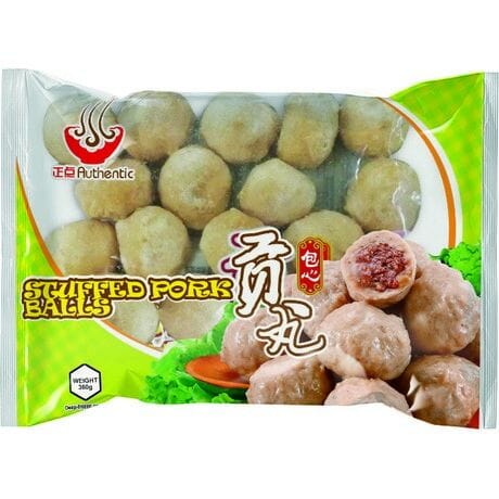 冰冻-Tiefgefroren! 正点 包心贡丸 360克 /Gefüllte Schweinefleischbällchen 360g