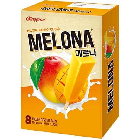 冰冻-Tiefgefroren! 芒果冰激凌 8*70毫升 /Melona Mangoeis 8*70ml BINGGRAE