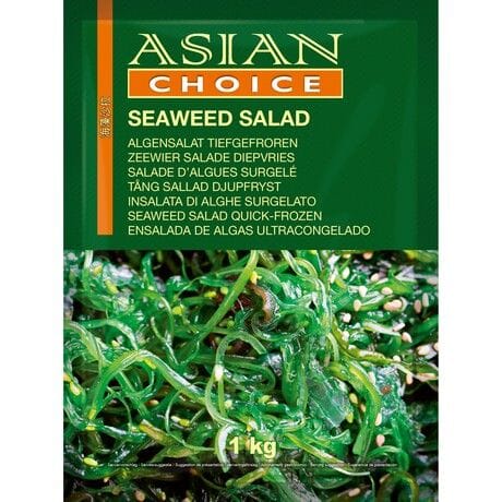 冰冻-Tiefgefroren! 亚洲精选 日式海藻沙拉 1公斤/ Asian Choice Algensalat Wakame-Salat 1kg